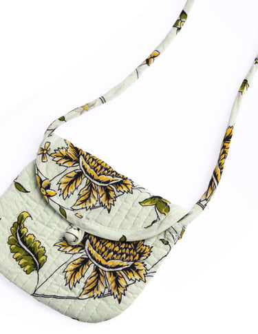 INDIAN SWIPE PRINT SHOULDER BAG