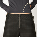 PANTALON CUADRO TRABILLA NEGRO