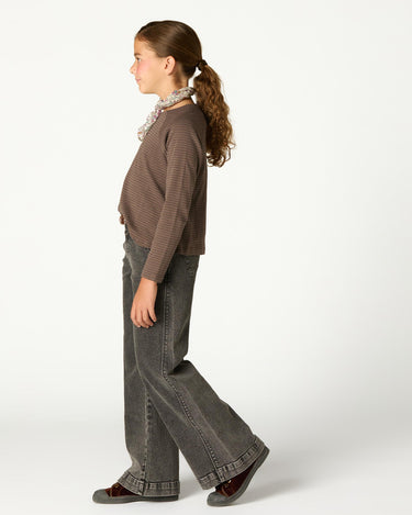 PANTALÓN "NN" BORDADO GREY