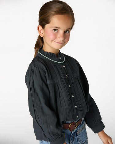CAMISA JARETAS LACE ANTRACITA