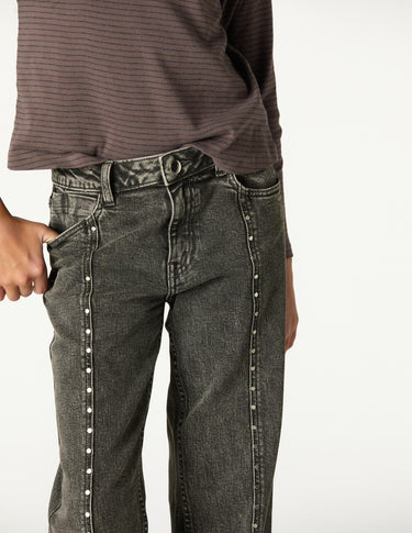 PANTALÓN DENIM DESFLECADO GREY