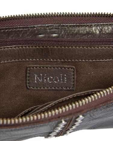 CARTERA TACHAS ROMBO BROWN