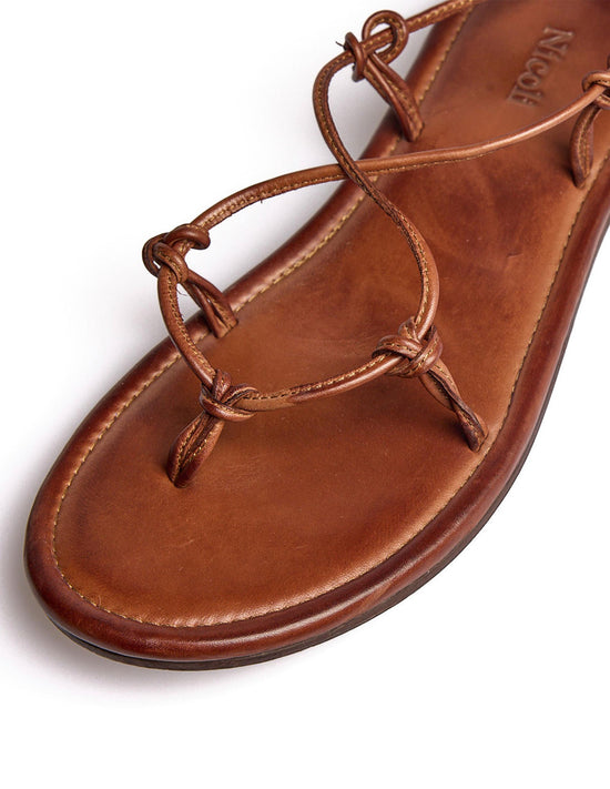 BROWN STRAPPY SANDAL