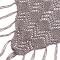 SILVER SHIMMER KNIT SHAWL