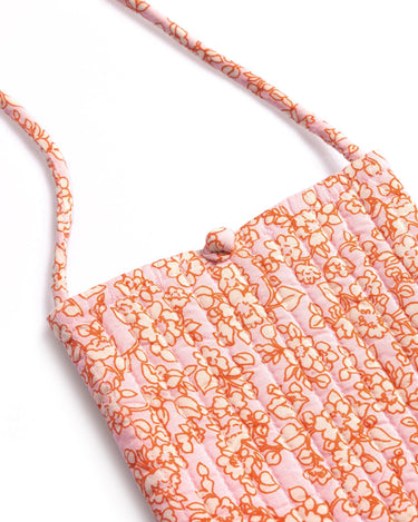 CROSSBODY BAG BLOOM PINK PRINT