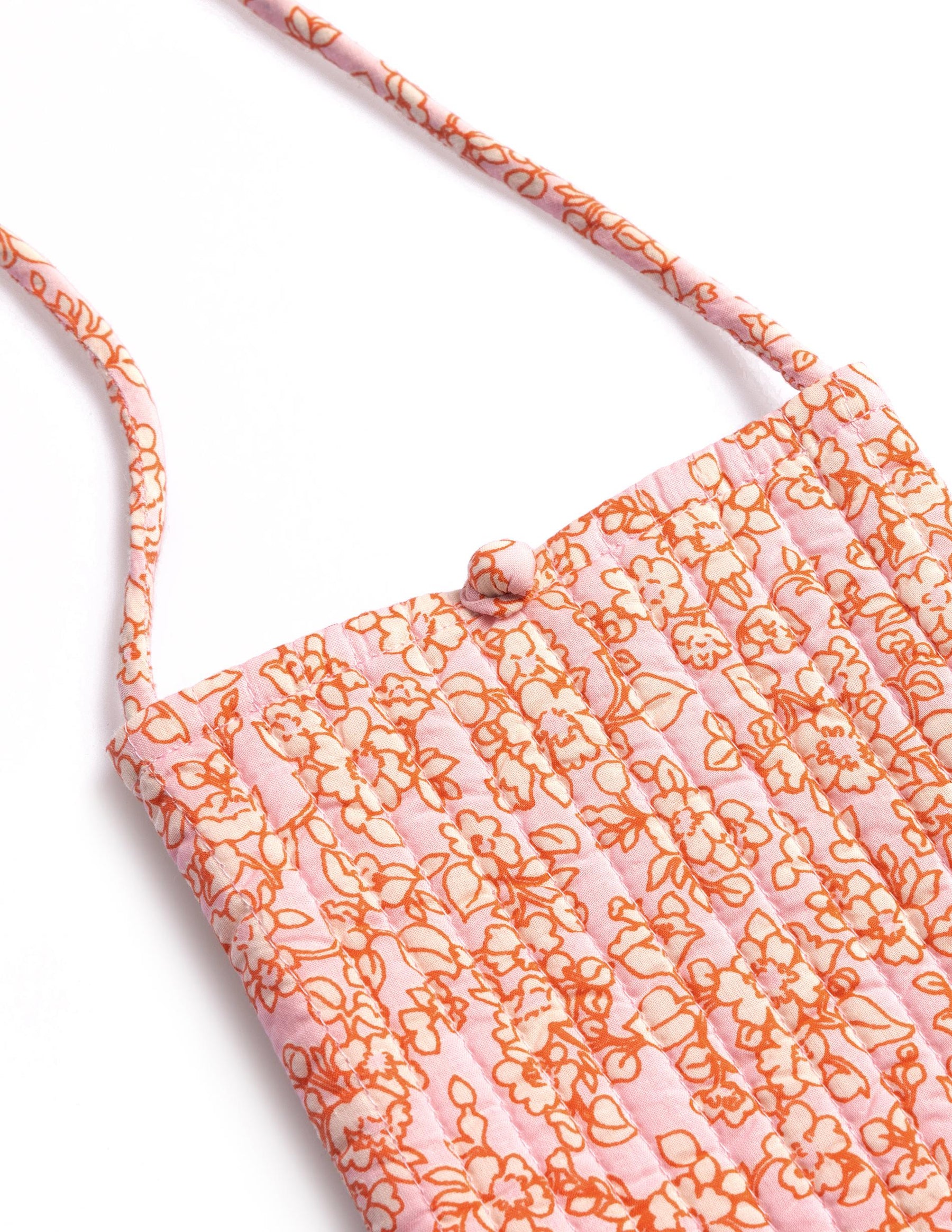 CROSSBODY BAG BLOOM PINK PRINT