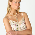PRINTED INDIAN CAPPUCCINO DRESS