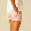 SHORT BOTONES ROSA
