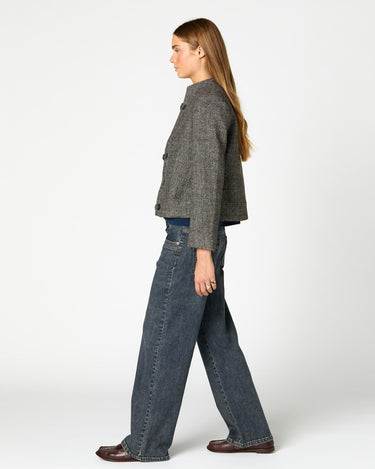 BLAZER DOBLE BOTONADURA ESPIGA GREY