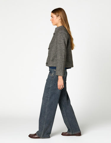 BLAZER DOBLE BOTONADURA ESPIGA GREY