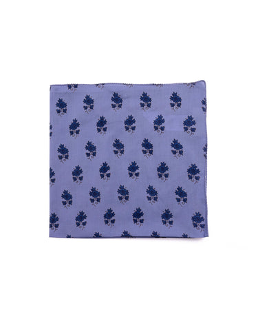 BLUE BUTI PRINT SCARF