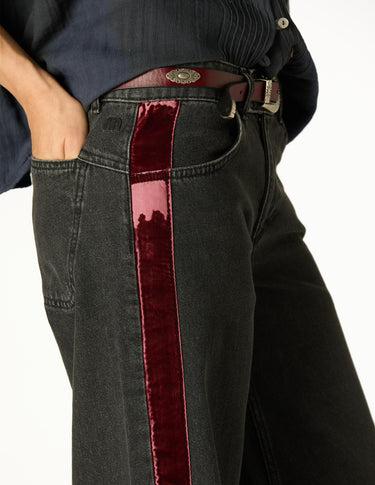 PANTALÓN CINTA TERCIOPELO BLACK