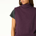 CHALECO CUELLO VUELTO PLUM