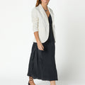 ECRU STRIPED BLAZER