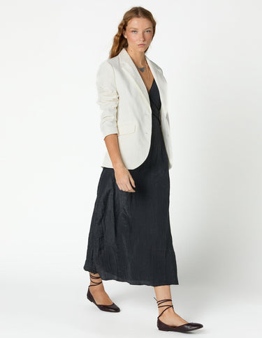 ECRU STRIPED BLAZER