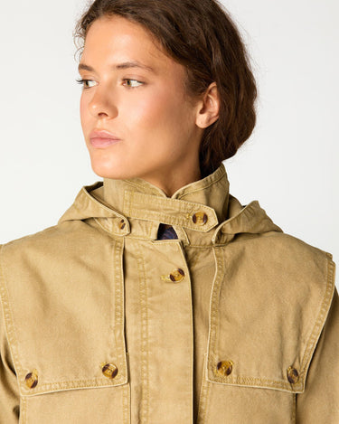 TRENCH BOLSILLOS SAND