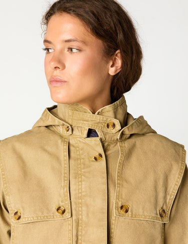TRENCH BOLSILLOS SAND