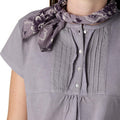 GATHERED OVERCAST T-SHIRT