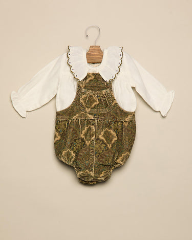CORDUROY FROG PRINT BROWN