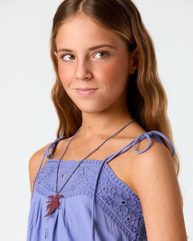 VESTIDO BRODERIE LILA