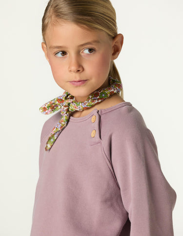 BERRY BUTTON SWEATER