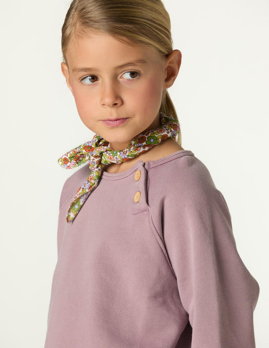 BERRY BUTTON SWEATER