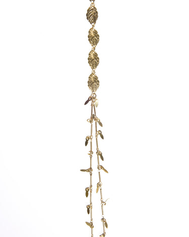 COLLAR LEAVES DORADO