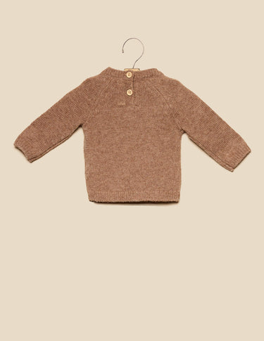 SUGARCANE CABLE KNIT SWEATER