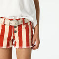 SHORT RED STRIPE