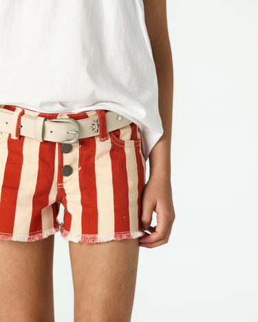 SHORT RED STRIPE