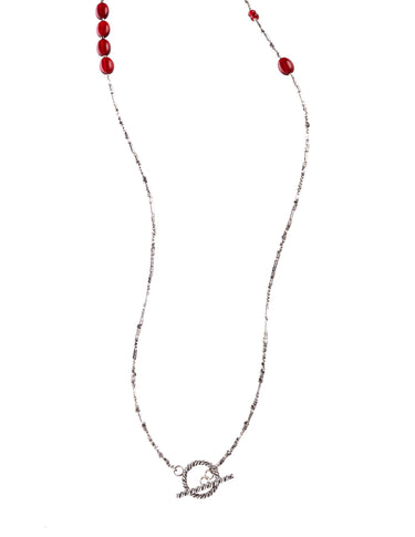 RED STONE NECKLACE