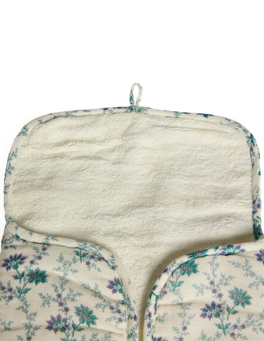 CHANGING PAD BRIGHT FLOWERS BLUE