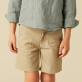 WALNUT STRIPED GREY SHORTS