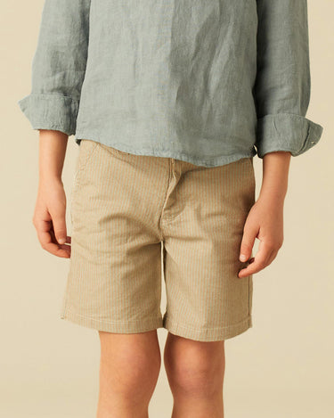 WALNUT STRIPED GREY SHORTS