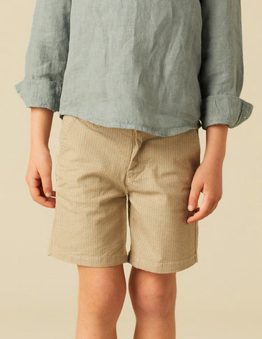 WALNUT STRIPED GREY SHORTS