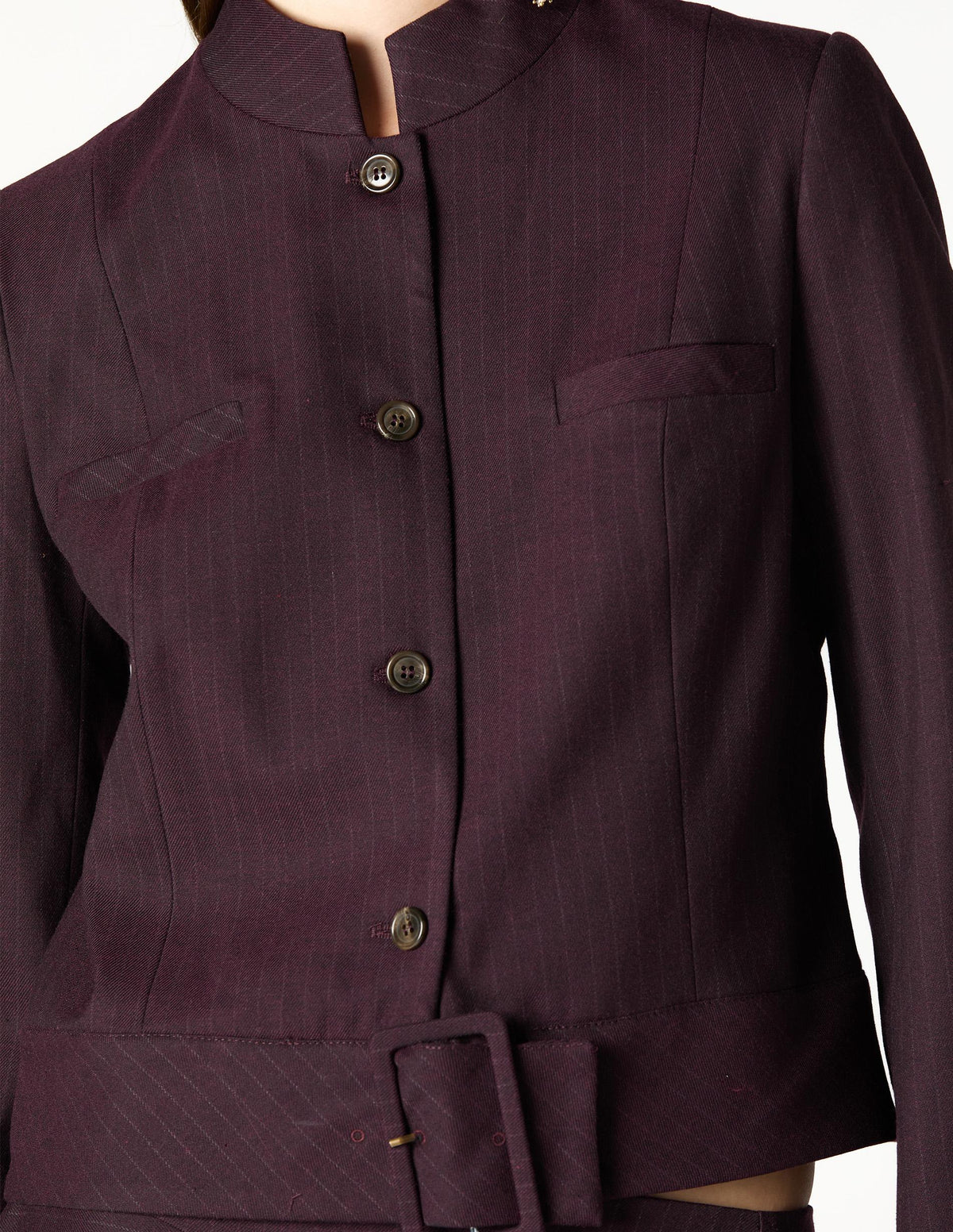 BLAZER HEBILLA RAYA GRANATE