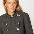 BLAZER CRUZADA ESPIGA GREY