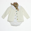 ECRU BUTTON COLOURED JACKET