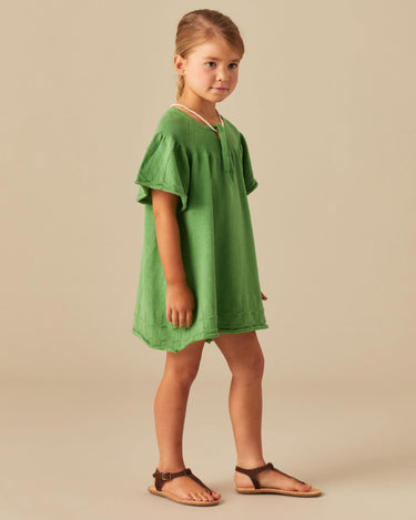 GREEN KNIT WAVE DRESS