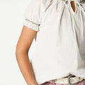 ECRU GREEN HONEYCOMB SHIRT