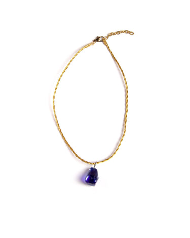 BLUE TEARDROP NECKLACE