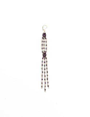 MORA BEADS CHAIN EARRINGS