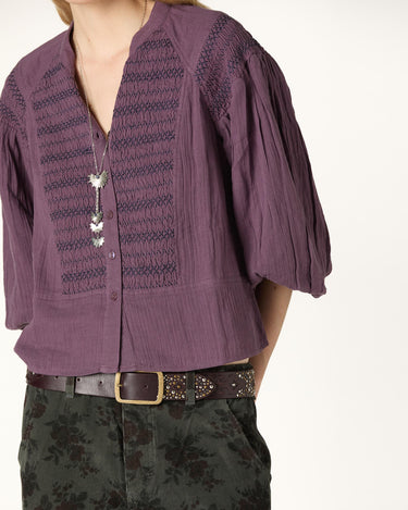 CHOCOLATE ROUND NECK NIDOS SHIRT