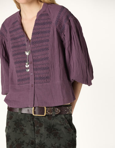 CHOCOLATE ROUND NECK NIDOS SHIRT