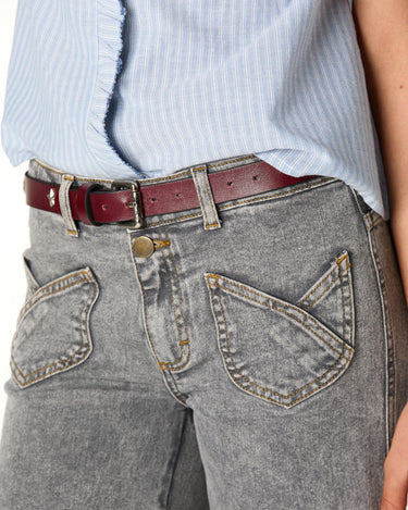 CROSSED POCKET TROUSERS GREY