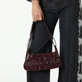 ANTHRACITE DENIM WITH SILVER EMBROIDERY