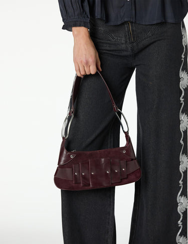 ANTHRACITE DENIM WITH SILVER EMBROIDERY