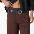 PANTALON RAYAS MARRONES
