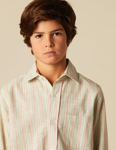 FRENCH STRIPES GREY SHIRT