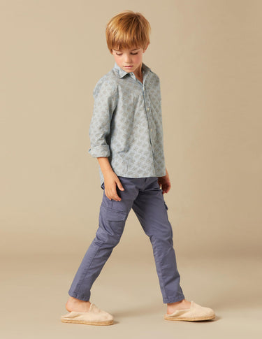 BLUE LEAF SHIRT